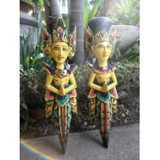 Bali Couple (rama & sinta) Traditional Colours x approx: 60cm   361592924895